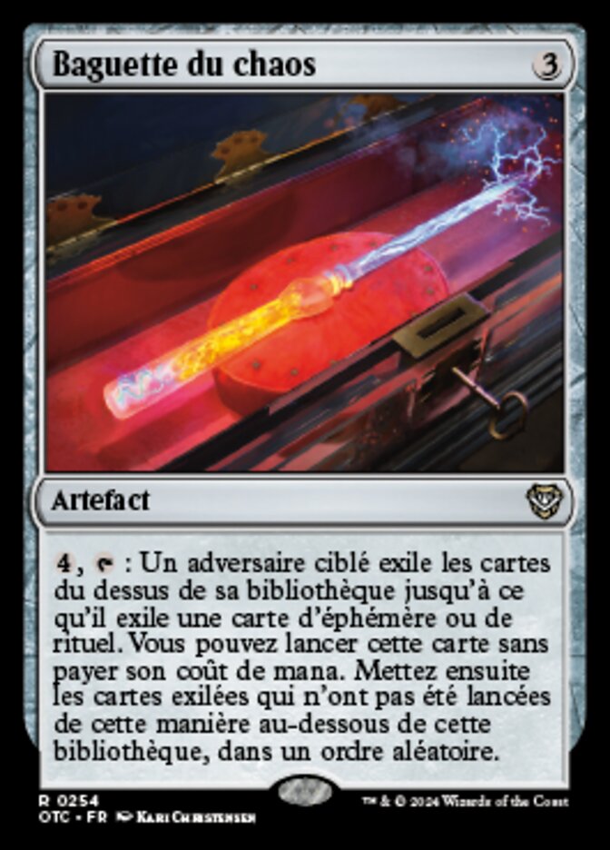 AriZirulnik's tweet photo. @PhaedaMTG Megan did you know that the French-language wands are baguettes? #WOTCstaff https://t.co/W1i4fZ0GCk