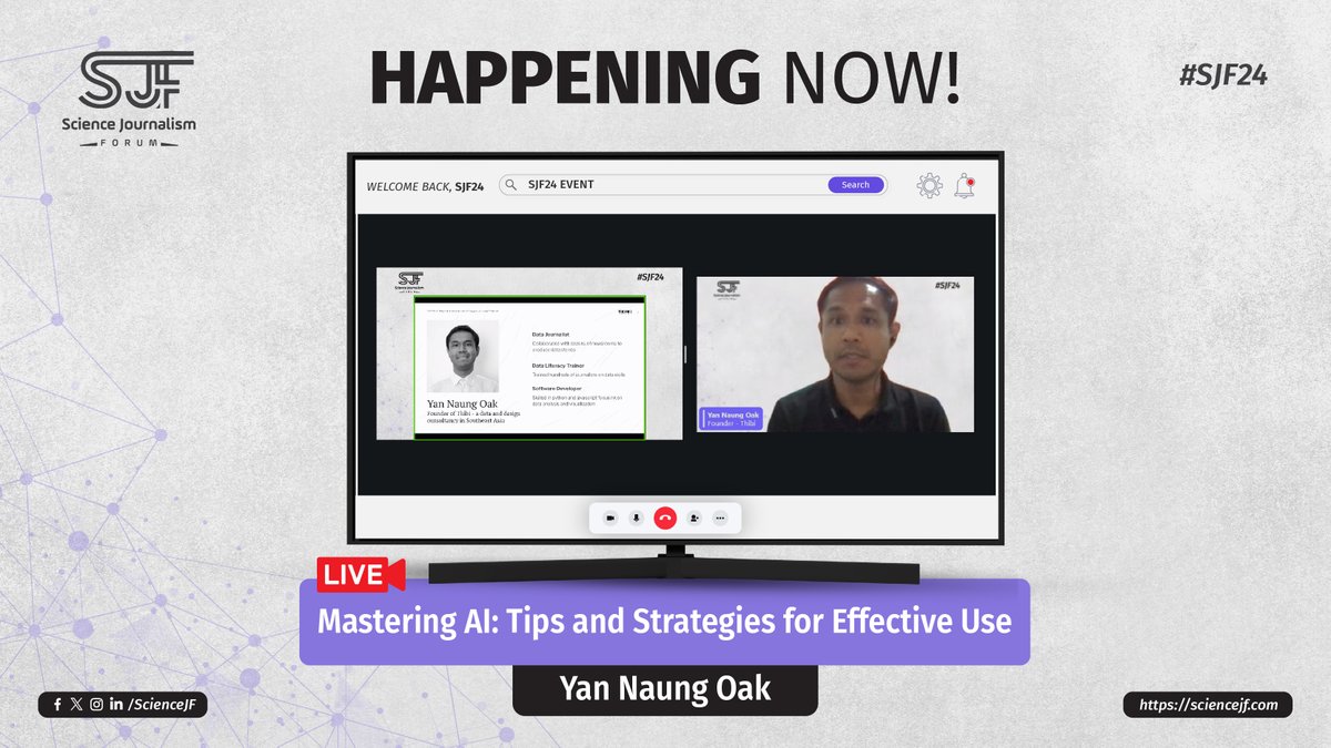 Science Journalism Forum tweet media