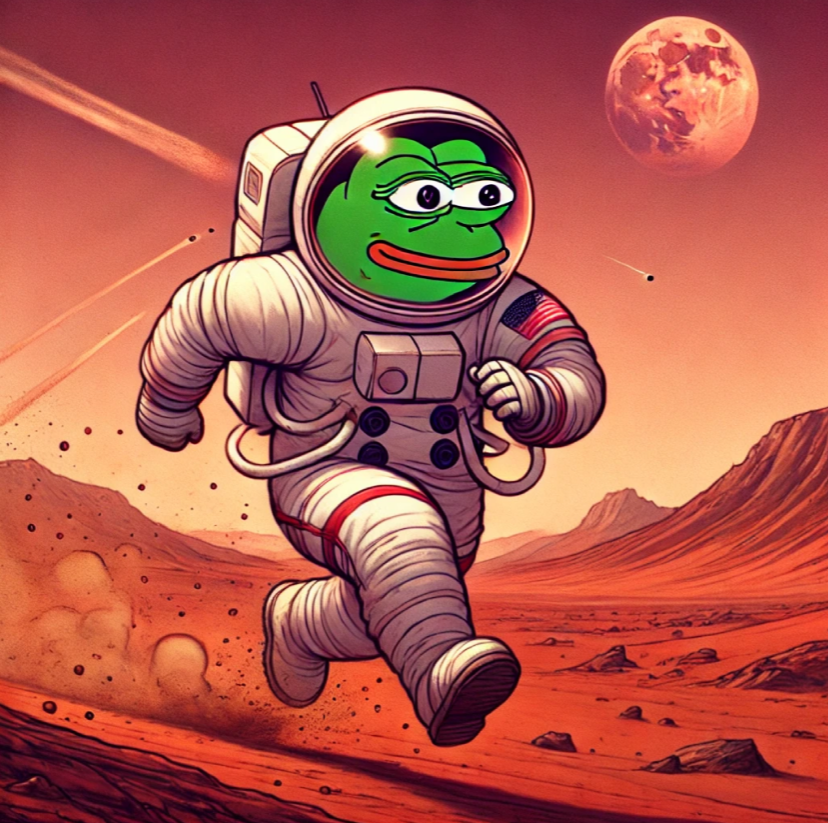 astropepe_sol's tweet photo. The $ASTRO team is preparing a cool collaboration that will send $ASTRO to mars. We'll be the first Pepe to visit Mars. https://t.co/V4MenD41hA