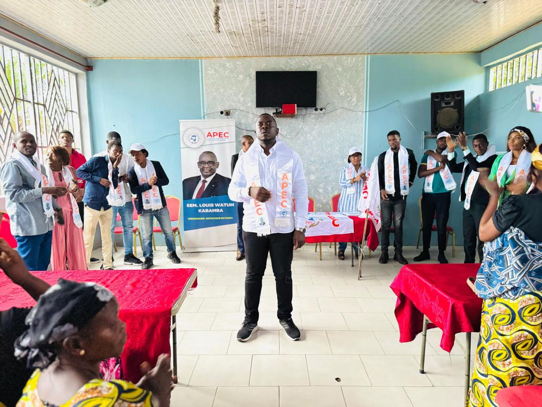 Apec_rdc's tweet photo. Le Patriote SG Ir. Dominique UNYON-PEWU a participé Ce Samedi 25 octobre 2024, à une réunion de mobilisation organisée par la section de Ngaliema dans la Fédération de Lukunga. https://t.co/K6WRsU1OrI