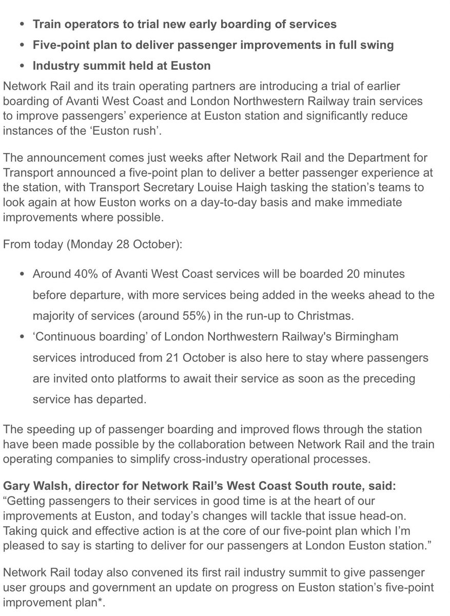 Latest from <a href="/networkrail/">Network Rail</a> on plans to tackle the crowding problems at Euston station <a href="/NetworkRailEUS/">London Euston</a>