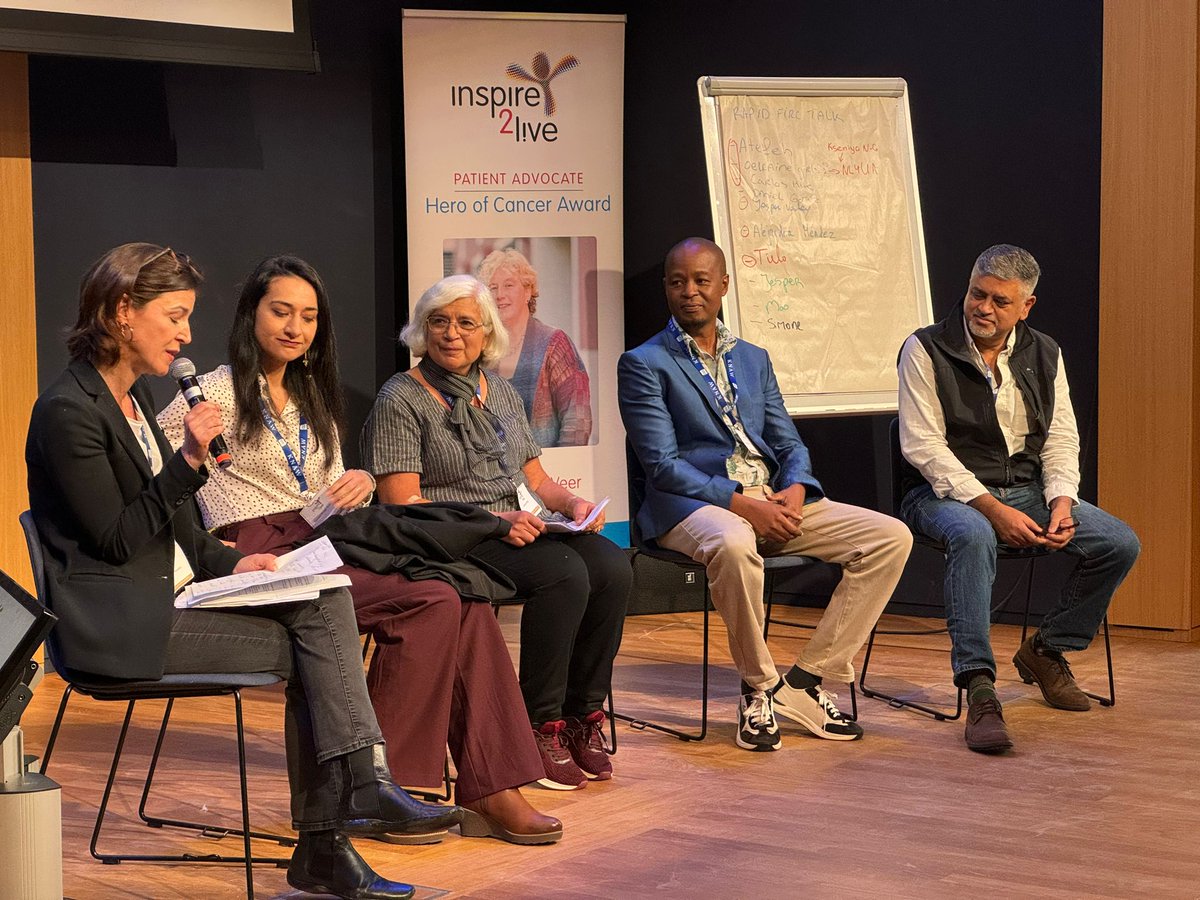 Great panel discussion on patient education and awareness with some real life examples and the way to go. With Alejandra Mendez, Franklin Mtei, Parag Mankeekar and Carmen Monge Montera #i2l #i2lcongress #inspire2live