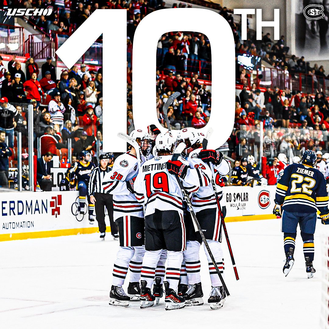 SCSUHuskies_MH's tweet photo. 🆙 to No. 🔟! 

We'll have a top-10 series at the #BrooksCenter this weekend! 👀

#GoHuskies | #HuskyHockey 🏒 https://t.co/H4bOH9cQ3B