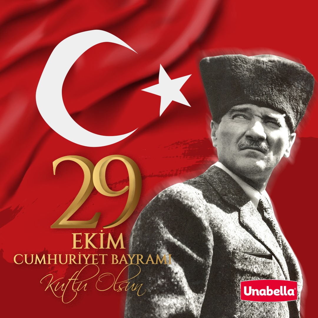🇹🇷 Cumhuriyetimizin 101. yılı kutlu olsun!
#29ekim #cumhuriyetbayramı #unabella
