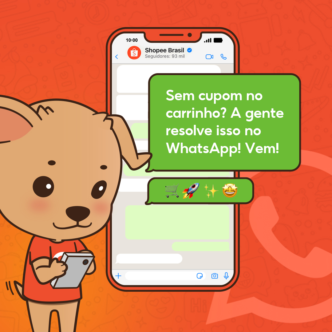 shopee_br's tweet image. 🚨INÉDITO! se batermos a meta de 350 mil seguidores no canal da Shopee no WhatsApp até amanhã, 23h59, vou selecionar 30 pessoas para ganhar um cupom de R$400 OFF 🗣🗣🗣🗣

compartilha esse tweet e posta aqui nos comentários um print da sua divulgação + seu username Shopee! 🧡