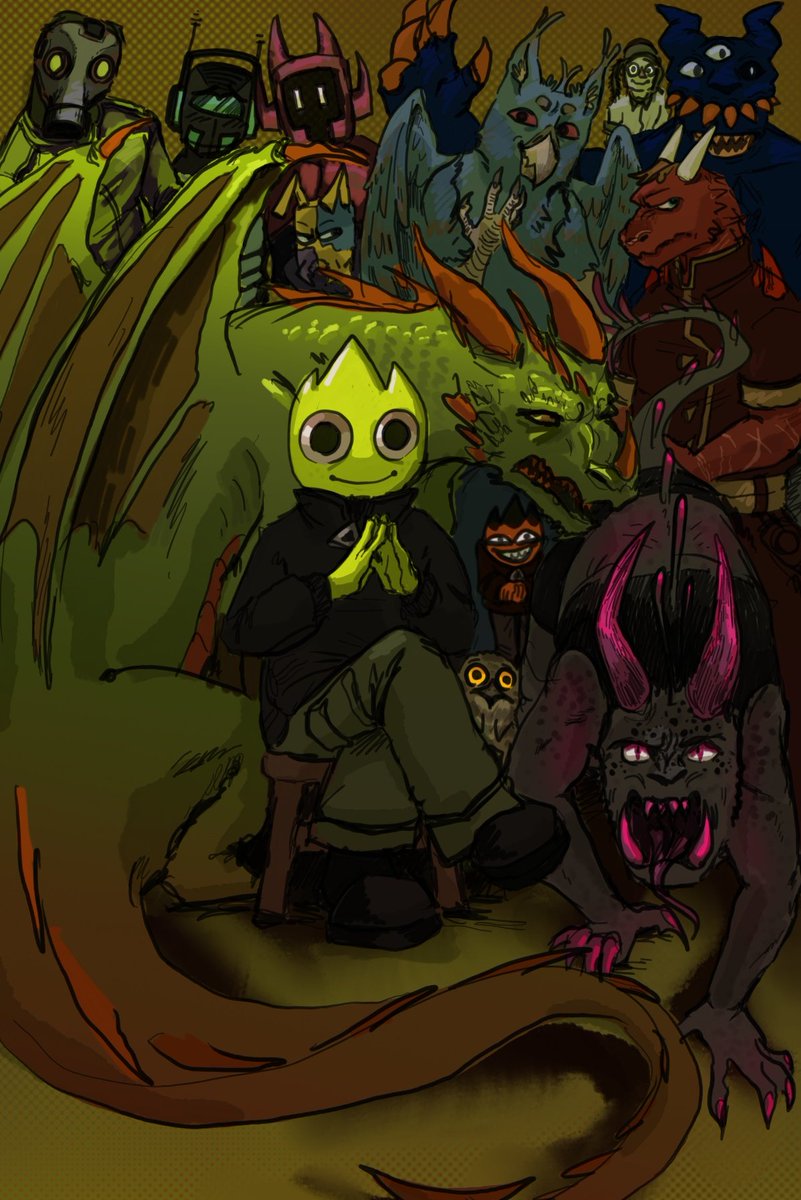 rawurlur's tweet photo. Hiii! *shows some ocs and leaves* https://t.co/t1wyeUR7QK