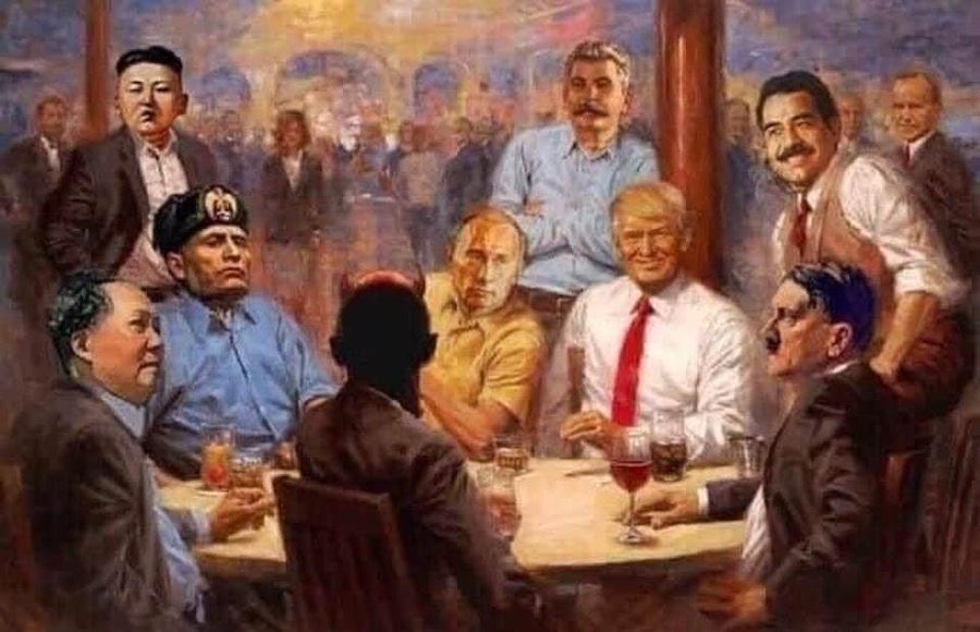 JS_Oppenheim's tweet image. #IllTrump #LanguageAndPolitics #Lying #MalignantNarcissism 

This outlines the illness as a process: conflict-backchannels.com/2022/07/10/mal….

The excessive and incessant lying first "covers" early trauma (denial) and later accompanies assertion, defense, and manipulation involving the invention