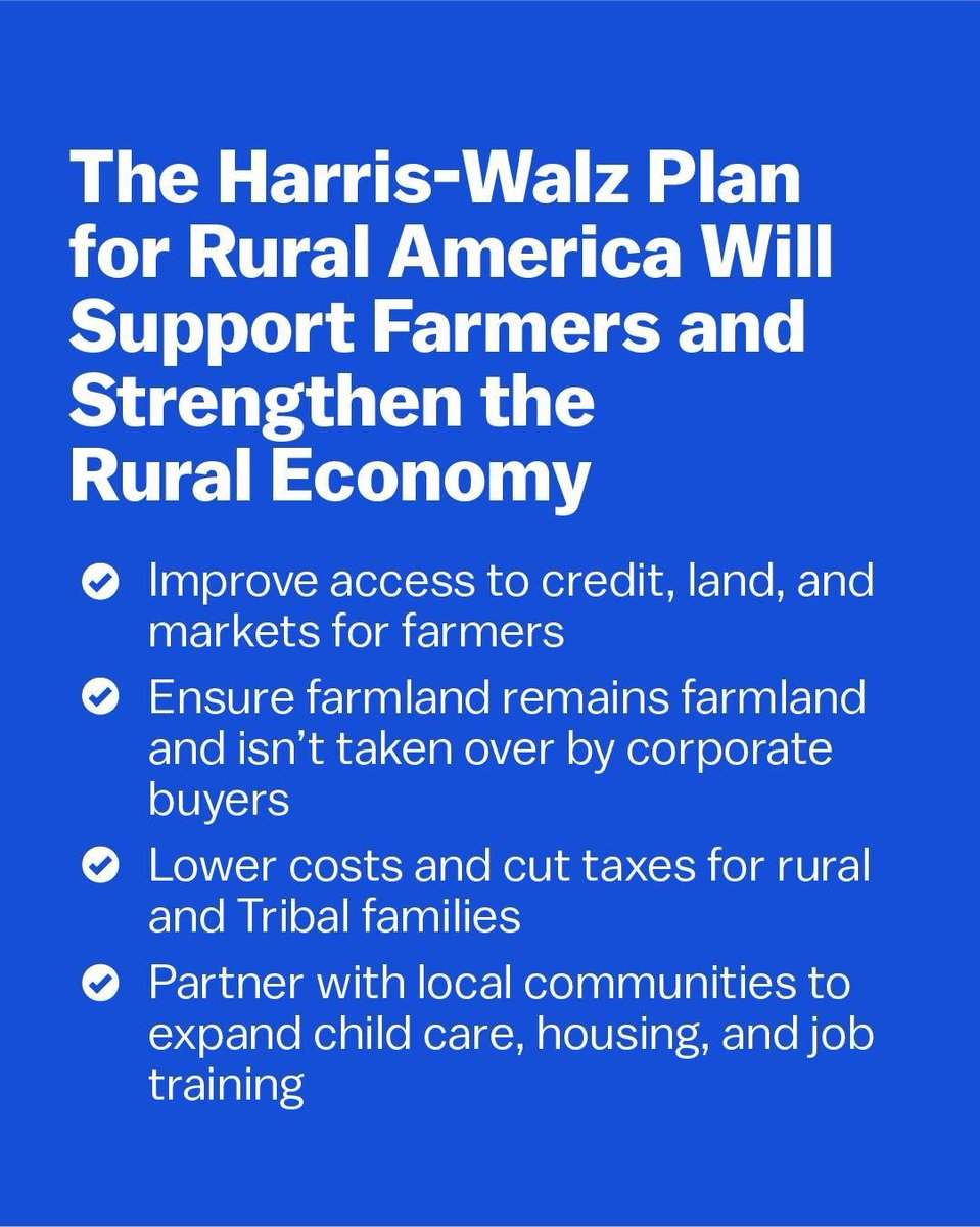 KeizOregonizers's tweet image. Keeping farmland in the hands of farmers, not corporations, is key to building a strong future for rural Oregon. The Harris Walz plan means access to markets, land &amp;amp; credit for farmers. This is how we build a sustainable economy! 🌱 #ForHarris #VoteHarrisWalz