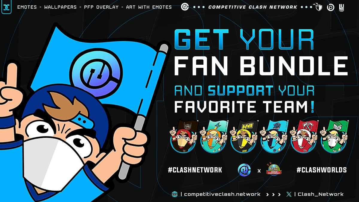 Competitive Clash Network (@clash_network) on Twitter photo Thank you for another great year of <a href="/CoCEsports/">Clash of Clans Esports</a>! We are looking forward to the World Championship this weekend!
Support your favorite team with the exclusive CCN Fan Bundles!
drive.google.com/drive/folders/…
Who is going to win? Thank you for another great year of <a href="/CoCEsports/">Clash of Clans Esports</a>! We are looking forward to the World Championship this weekend!
Support your favorite team with the exclusive CCN Fan Bundles!
drive.google.com/drive/folders/…
Who is going to win?