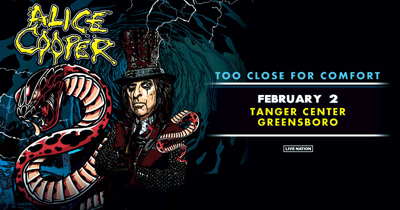 1053TheBear's tweet photo. Join @alicecooper on February 2 at @TangerCenter. Come join us and may all your nightmares be horrific. Tix on sale Halloween at 10am! 
But DreZ has your chance to win 'em before you can buy 'em all week at 4:20! 
For more info, and a bonus chance to win: https://t.co/9h8U6OAlHM https://t.co/Ccfr4jHAdn