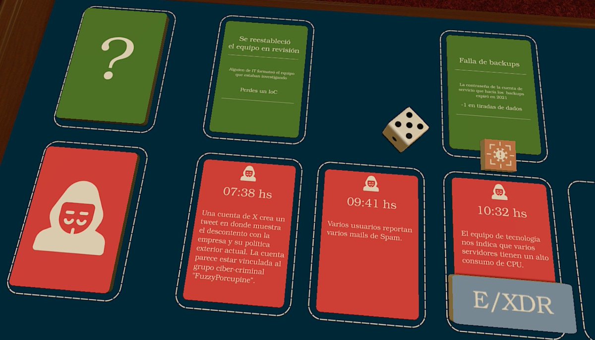 BlueSpaceSec's tweet photo. ¿Querés aprender sobre IR? 😱
¿Necesitás hacer ejercicios de IR con tu equipo? 🎯
¿Todos los juegos que encontraste estaban en inglés? 🎲

¡Este año, tenemos algo para vos! 😉 En exclusiva, durante la @ekoparty, en nuestro stand.

Anotate acá 👉https://t.co/SXmTmCQe3G https://t.co/gcBIkqUNSN