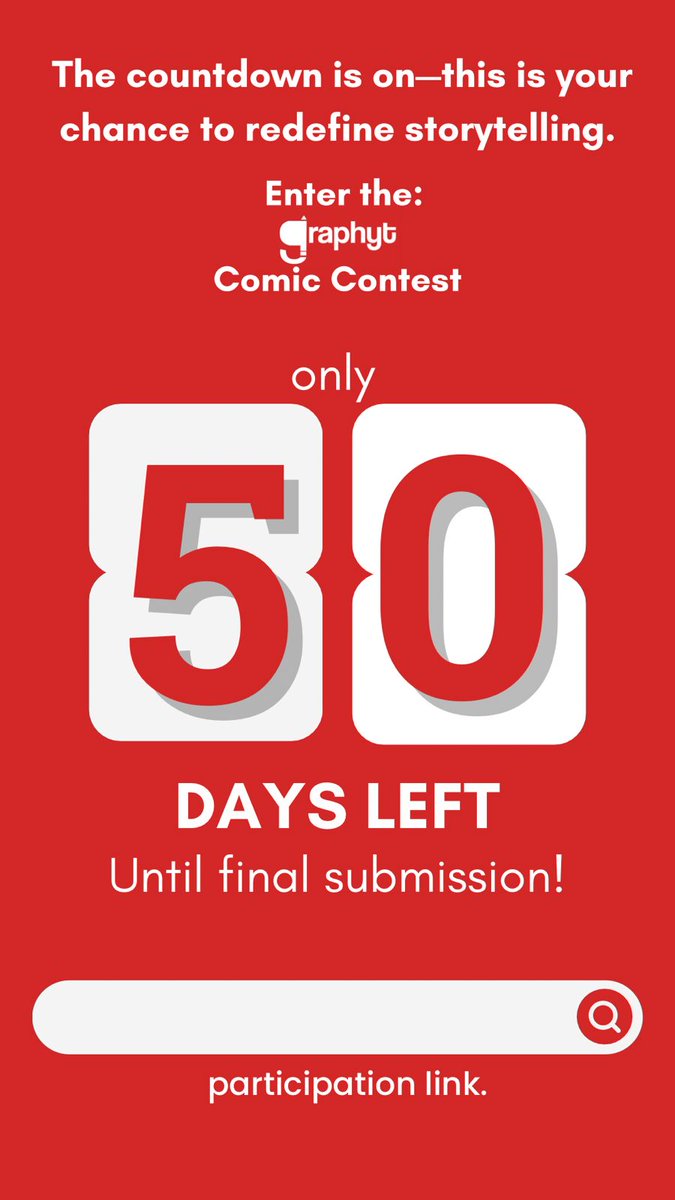 graphyt_in's tweet photo. Only 50 days left to jump into the Graphyt Comic Contest! ๐๐๏ธ Timeโs ticking , bring your best ideas to life and snag some awesome prizes! Don't sleep on this!
https://t.co/cZM7yXKY7d
#ComicContest #Graphyt #JujutsuKaisen #Marvel #DC #comics https://t.co/Iui01E9rMU