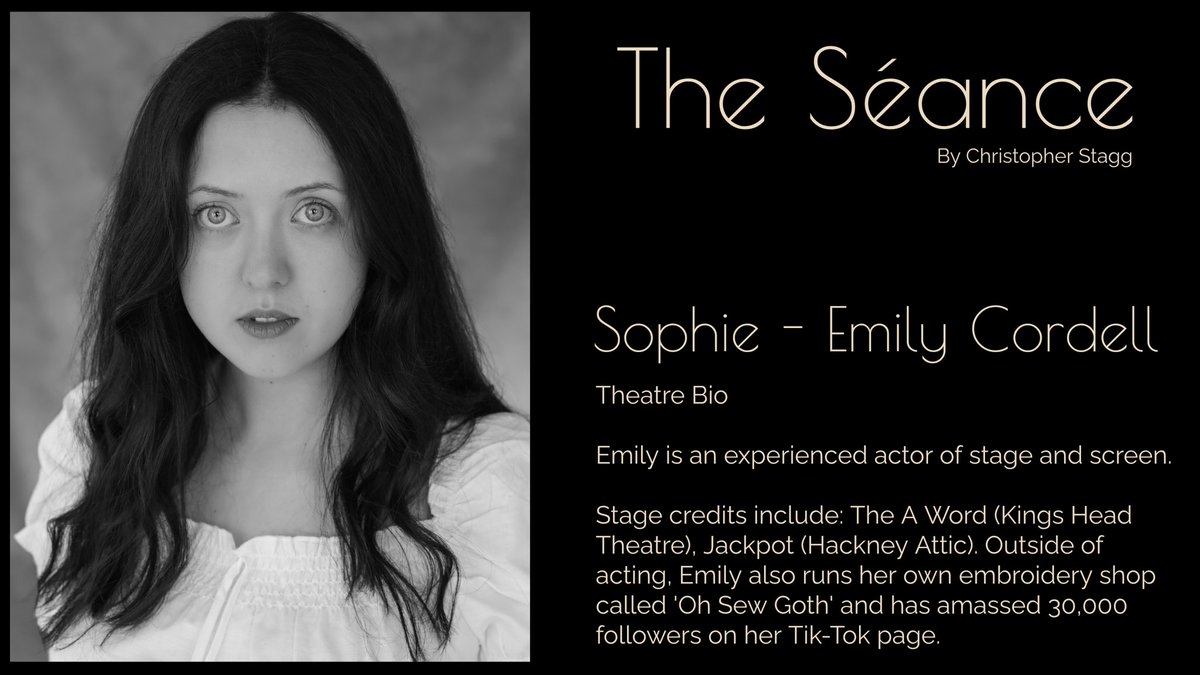 Just over 12 hours to go &amp; we are £105 away from hitting the stretch goal for The Séance!

If we make it we have a chance of making our run possible. Can you help bring #horror theatre to life?

Please do share &amp; contribute if you can
Thank you so much 🖤

indiegogo.com/projects/the-s…