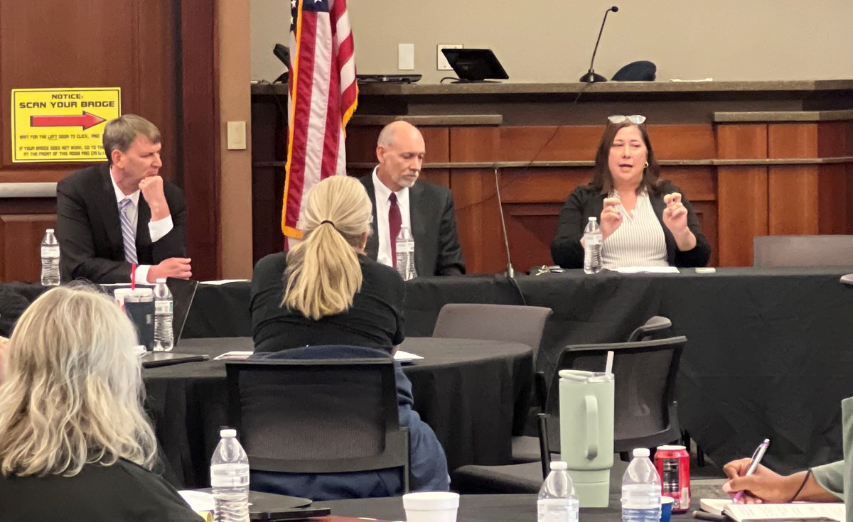CobbProbate's tweet photo. Chief Judge Wolk moderated a judicial panel during the Cobb Probate, Estate Planning, and Elder Law Section CLE this past Friday.  The panel included Probate Judges Keith Wood (Cherokee), Christopher Ballar (Gwinnett), Kenya Johnson (Fulton), and our very own Judge Tara Riddle. https://t.co/MjRJJ6HeGK