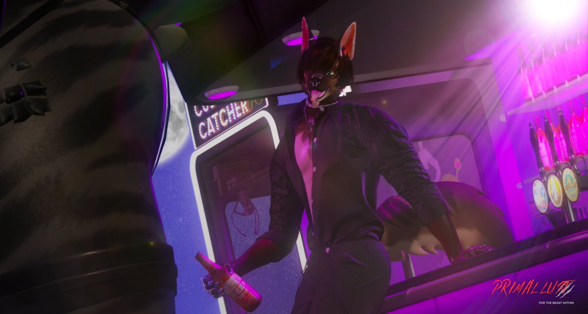 PrimalLustMag's tweet photo. When you're at the bar after a hard #Monday at work and a nice piece of ass catches your attention. (Featuring Models: Henry and @claritygoddess) #Photography #SecondLife #Magazine #SecondLifeFurry #Furry #furrycomic https://t.co/Wy87swMmcf