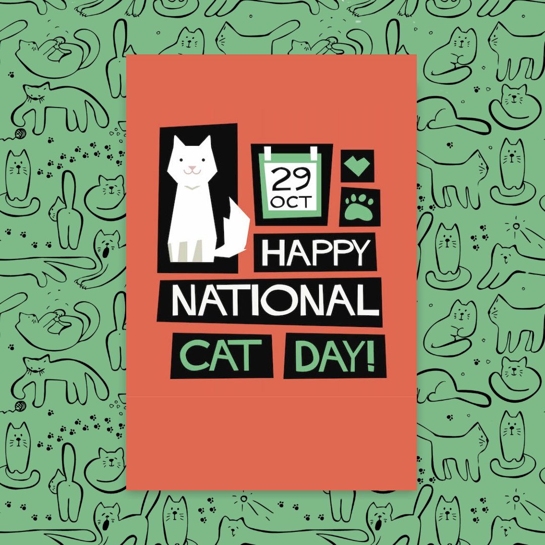 Happy #NationalCatDay from CardSnacks!🐈‍⬛
Do you have any feline friends in your life?😼🐾
Retweet to be entered into our weekly drawing for a 25$ Gift Card of your choice! 🤑💸#Giveaway