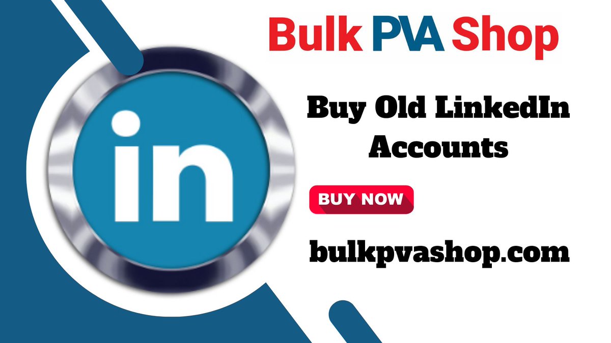 AntonyJemy's tweet photo. Buy Old LinkedIn Accounts
Get in Touch
Skype:infopvashop@gmail.com
E-mail: infopvashop@gmail.com
Telegram: https://t.co/Koy57RwPhe
WhatsApp: Bulk PVA shop
Line: Bulk PVA shop
#buyoldlinkedinaccounts #buylinkedinaccounts https://t.co/FTST0bim6j