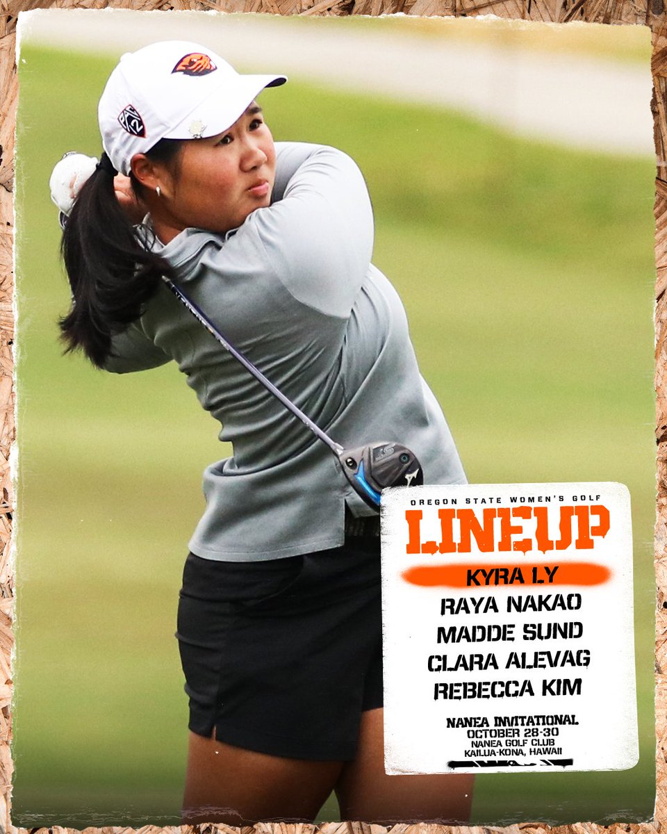 Ready to roll at our final tournament of the fall season, the Nanea Invitational!

Live scoring link: scoreboard.clippd.com/tournaments/23…

#GoBeavs