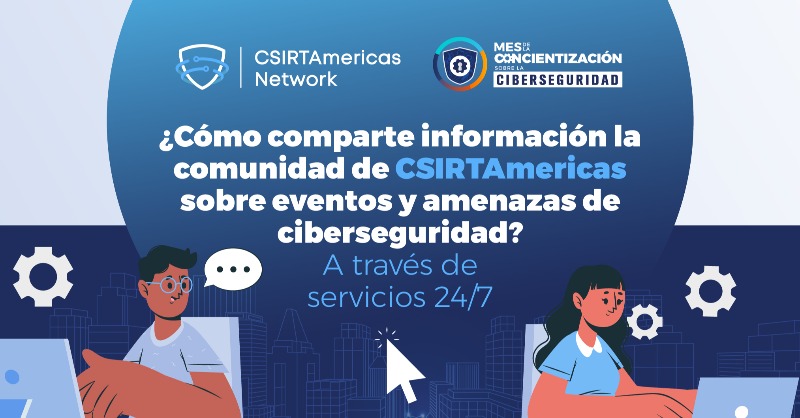 OEA_Cyber's tweet photo. ¿Cómo comparte información la comunidad de #CSIRTAmericas sobre eventos y amenazas de ciberseguridad?
Servicios 24/7:
🗨️ Chat:Info general y novedades
📧 Lista:Avisos críticos y apoyo
📢 Feeds:Alertas de ataques y vulnerabilidades
🔁 MISP:Análisis de malware para defensa conjunta