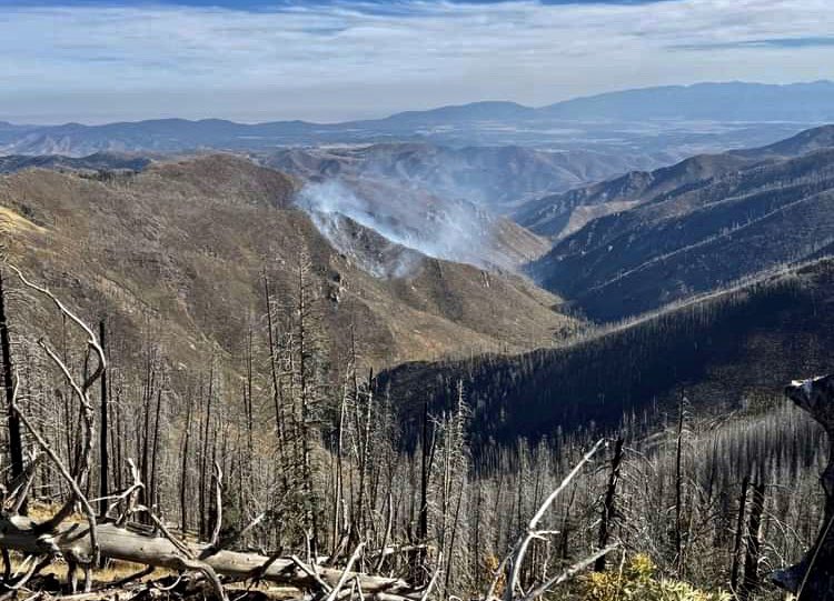 Suprising Fire New Start, New Mexico: The Blue Front Fire which started in the Blue 2 ...