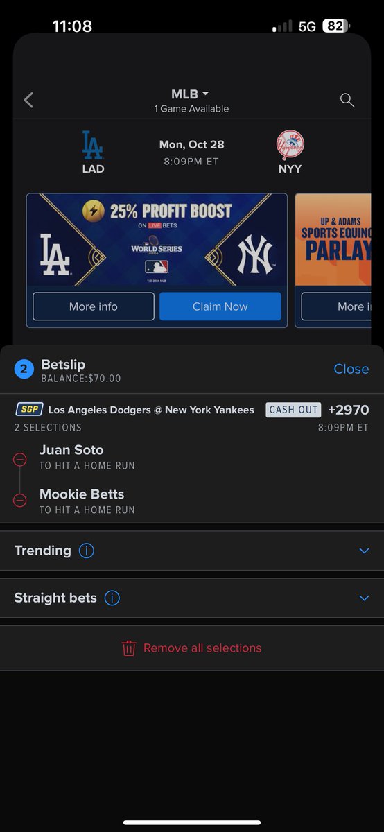 41Bigheem's tweet photo. I think they going yard today 👀 #GamblingTwitter #GamblingX #WorldSeries   Let’s get # RichByTonight https://t.co/hqpunODkSr