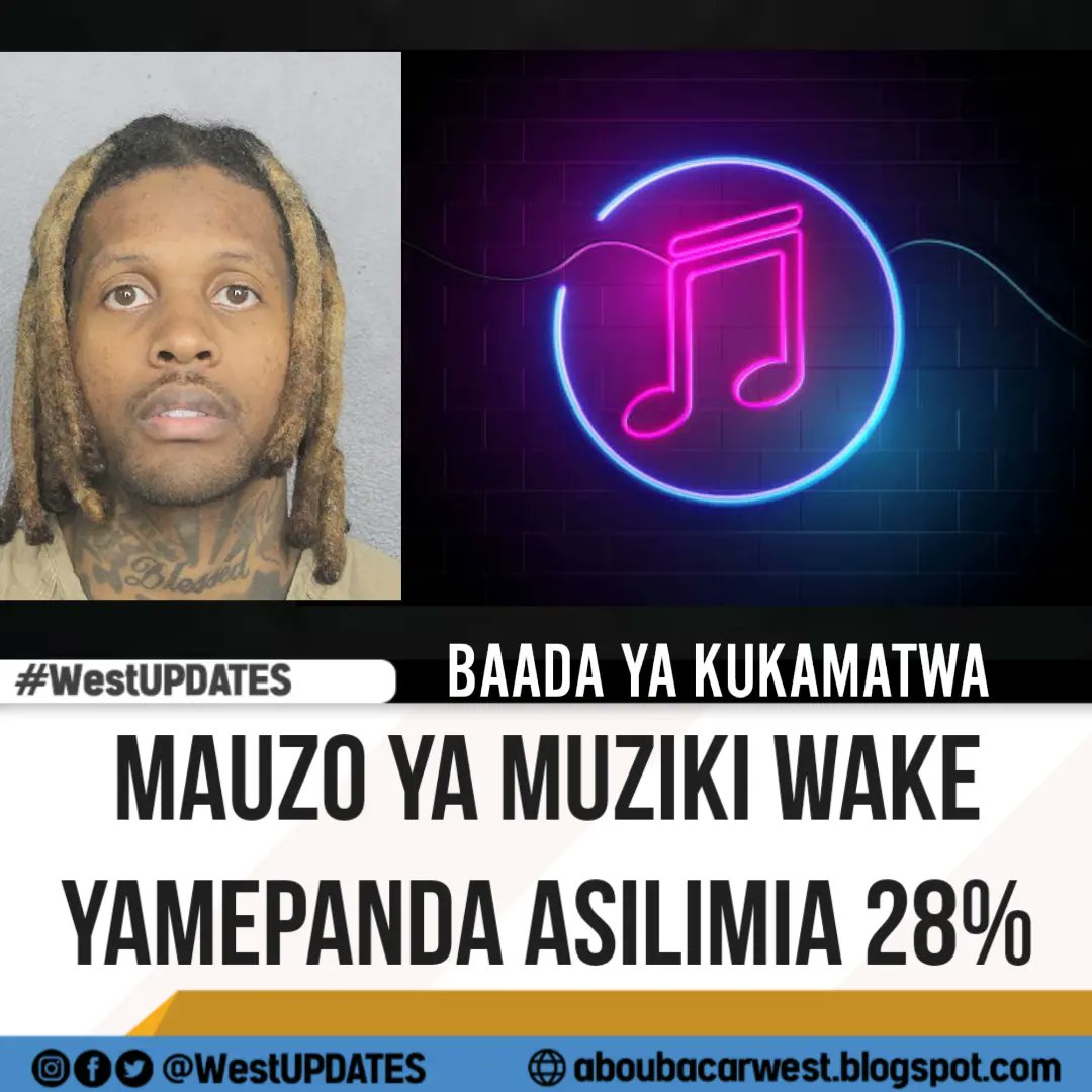 West_Updates20's tweet photo. Baada ya taarifa ya kukamatwa kwake siku ya Ijumaa kutoka mauzo ya kazi za rapa Lil Durk yamepanda kwa asilimia 28 kwenye vyanzo vyote vya usikilizwaji wa muziki.

Durk anashikiliwa na mamlaka za usalama nchini Marekani kwa tuhuma za kupanga njama za mauaji ya rapa Lil Pap. https://t.co/In6IUD42Ol