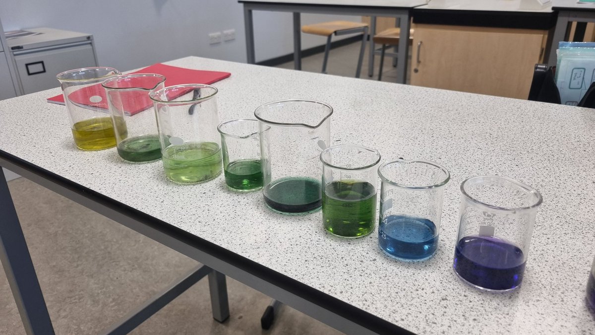 Varying degrees of success with neutrailisation today, made for an excellent plenary on the pH scale and how to make them neutral. 🧪🌈🧪