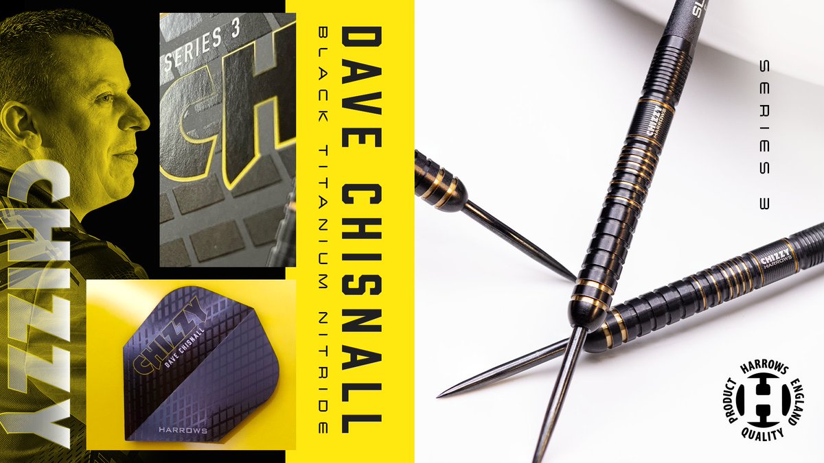 HarrowsDarts's tweet image. Chizzy Series 3 darts are the latest addition to the PDC superstars Harrows range. Always looking to add new levels to his game, Chizzy worked closely with our designers to create a dart that would help him achieve excellence.

Chizzy added a sections of micro cuts along with…
