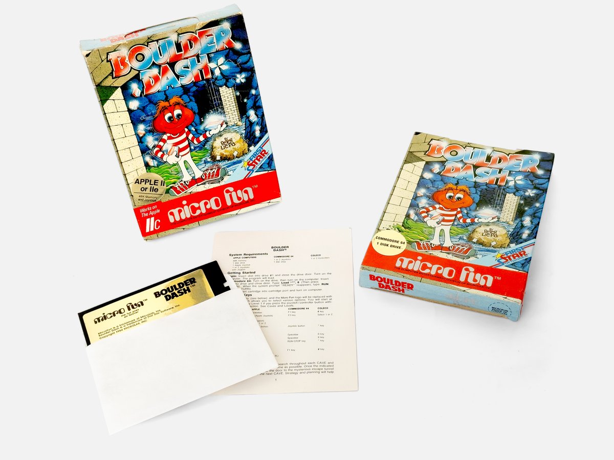 ErnstKrogtoft's tweet photo. Boulder Dash - Starring Rockford... Wait who
https://t.co/eCnPq8EBPg
A small write-up on one of the best casual game concepts ever.
#BoulderDash #Rockford #FirstStarSoftware #PeterLiepa #ChristopherGray #Atari #retrogames #BigBoxPCGames https://t.co/0qB1VEQBzh