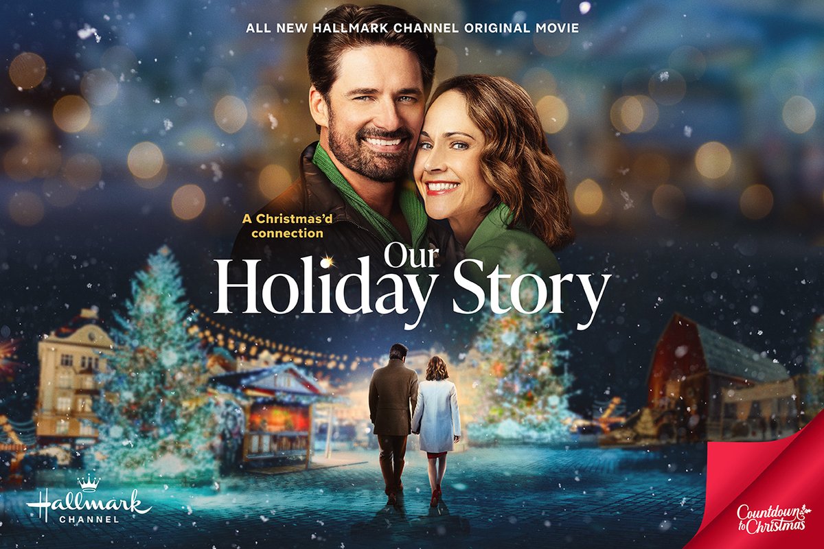 When Nell and Dave's daughter Joanna brings her boyfriend Chris home for the holidays for the first time, they find themselves sharing their love story with the young couple. ❤️ 
#OurHolidayStory premieres this Saturday at 8/7c! 🎄 #CountdownToChristmas <a href="/nikkideloach/">Nikki DeLoach</a>
