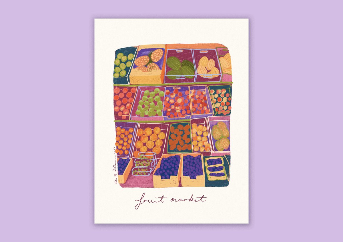 I opened my new online store!! If you want to grab one of these prints, head over to lilleaasen.no/store to shop now. 💜