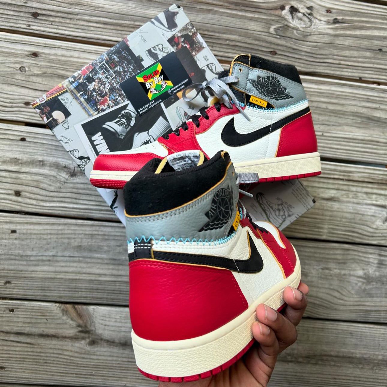 Air Jordan 1 x Union 'Varsity Red and Shadow Grey' (HV8563