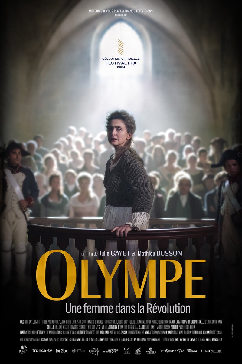 🎥 Nous accueillons avec fierté <a href="/IamJulieGayet/">Julie Gayet</a> et Matthieu Busson pour l'avant-première de « Olympe, une femme dans la révolution ».
Socialistes donc féministes, nous nous réjouissons qu'une figure de femme soit mise en avant à l'écran. 
Nous refusons d'invisibiliser les femmes.