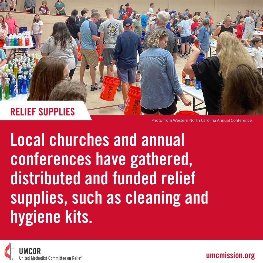UMC_UMCOR's tweet photo. Swipe to see how UMCOR is working with and through UMC annual conferences and local churches to be the hands and feet of Christ to those affected by #HurricaneHelene and #HurricaneMilton.

@sgaumc
@connectngumc
@flumc
@TheCall_Holston
@umcsc https://t.co/PHvUvZrPc9