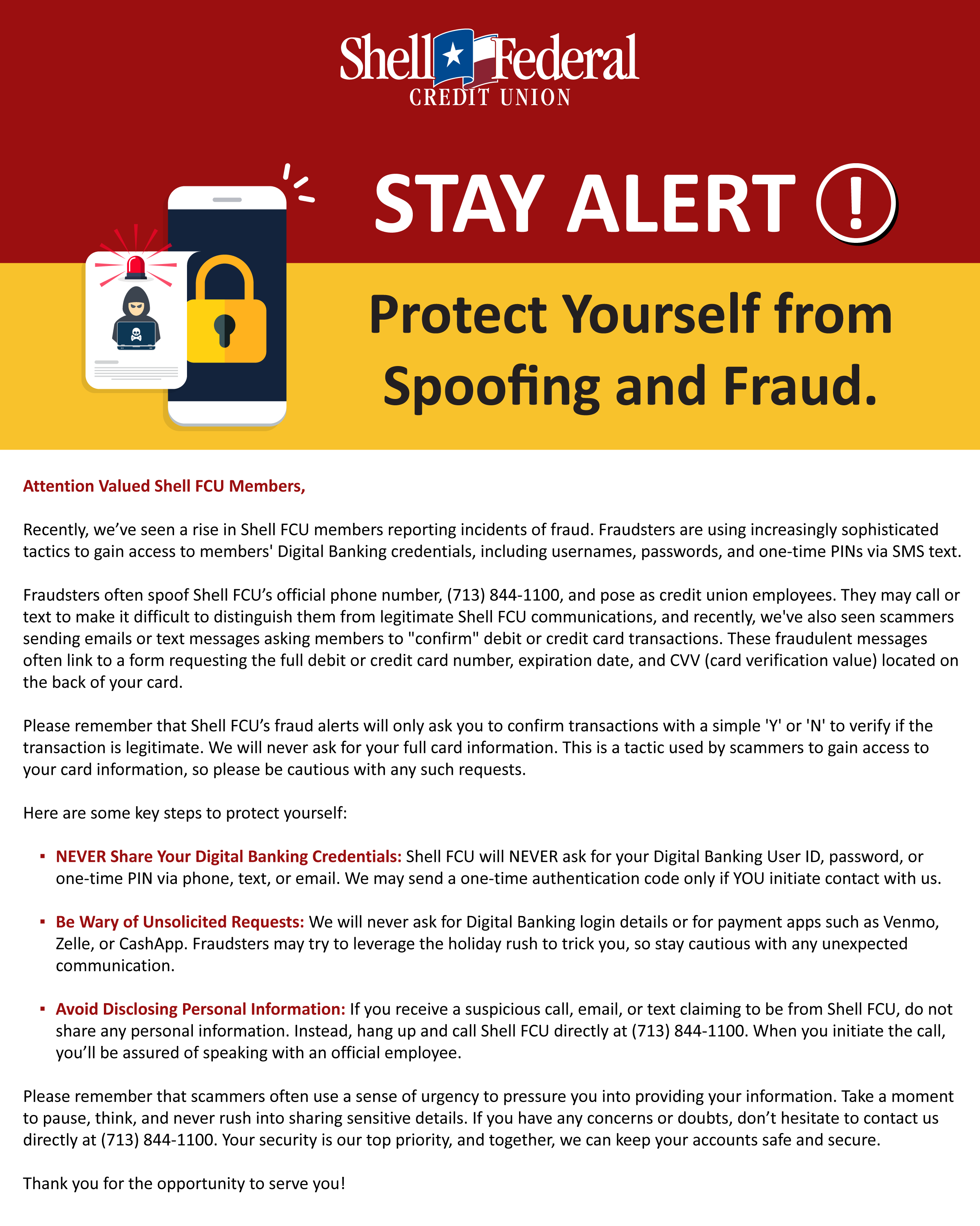 Shell Federal Credit Union (@shellfcu) / X