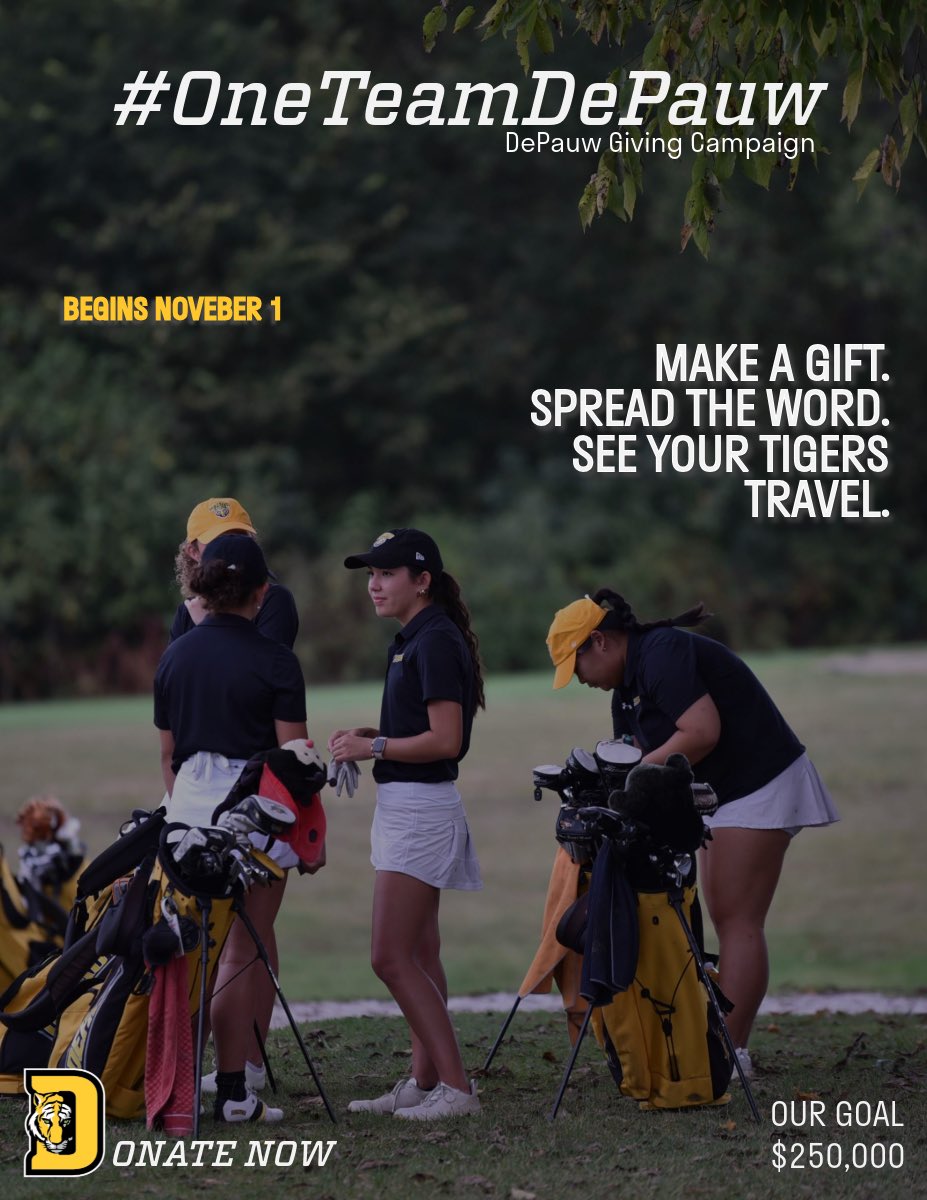 Don't miss the #OneTeamDePauw Giving Campaign!