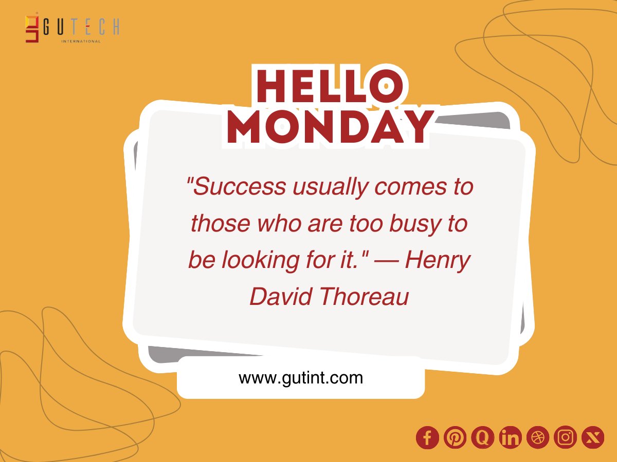 gutechint's tweet photo. 💪 Ready to conquer the week? Let’s dive in with determination and focus! Every effort you put in today sets the stage for tomorrow's success. Share your goals for this week in the comments below, and let's inspire each other to stay productive and motivated! https://t.co/Kb65sgkM9g