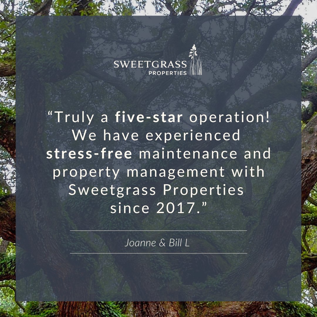 SweetgrassProp's tweet photo. Choose the property manager who treats your house like their home. We are proud to partner with owners to maximize their success. 🌴

#SweetgrassVacations #SweetgrassProperties #VacationRental https://t.co/bVWFy1E8Bt
