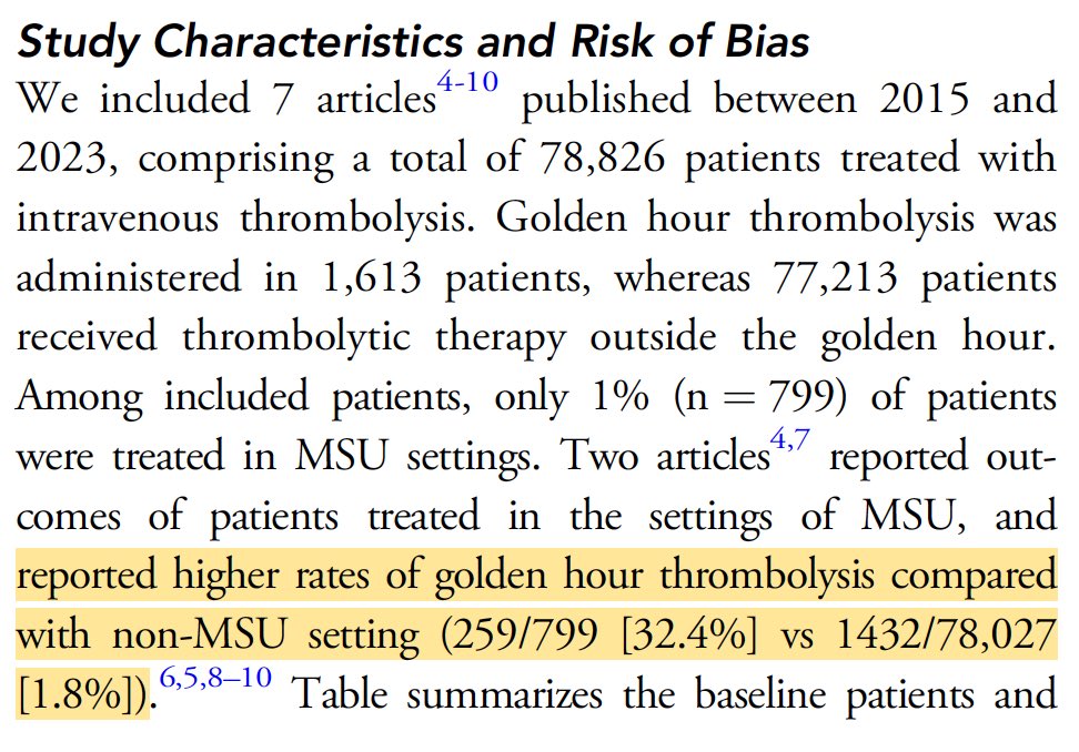 🌟 Prior to official launching of KFSHRC mobile stroke unit (MSU), we studied how quickly treating stroke in the 'golden hour' (GH) improves outcomes!

Findings 🤩⏩️
- GH thrombolysis really makes a difference!
- MSU can increase the GH treatment rate by 30 times!