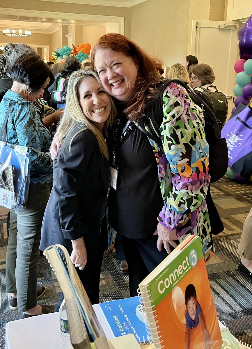 That smile you have when you FINALLY get to meet your good friend and mentor <a href="/LeadingELLs/">Pamela Broussard</a> at <a href="/CarolinaTesol/">Carolina TESOL</a>!