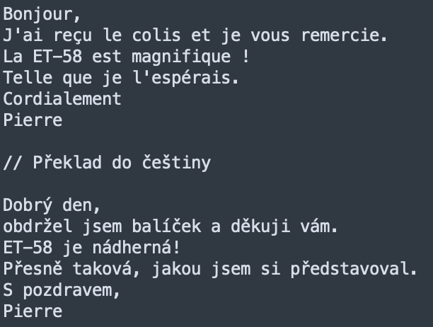 pajenicko's tweet photo. 🇫🇷✨ET-58 od právě dorazila do Francie! 🎉 A Pierre si ji hned zamiloval. ❤️ Jsme nadšení, že se naše výrobky šíří do světa! Francie, děkujeme! Merci beaucoup! 🇫🇷 @NemecekPanda38 #ET58 #TI58 #Clone https://t.co/6seDVsNMlW
