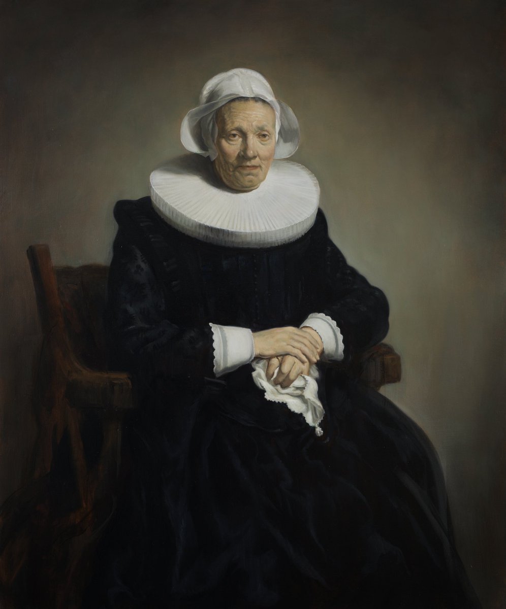 DPMacMahon's tweet photo. A portrait I painted for a recent Age UK advert https://t.co/yZac3PIO0Q