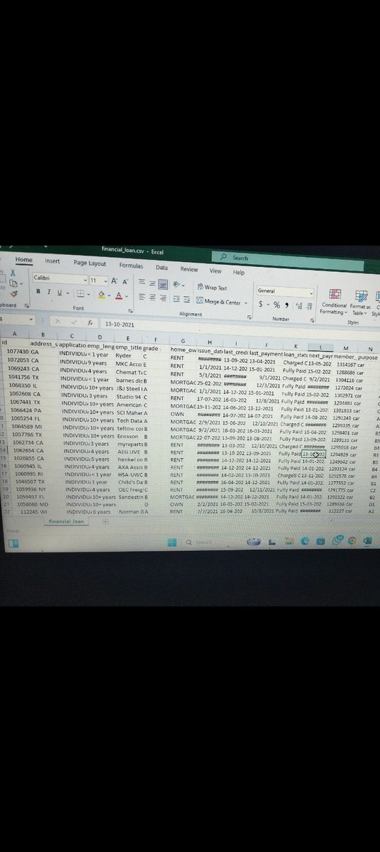 freedomfreeboy6's tweet image. Let&apos;s clean this data using Excel.  #DataCleaningProcess #ExcelFormulas