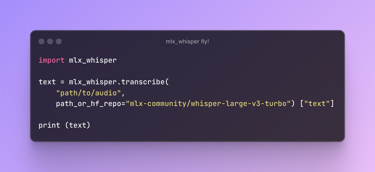 How long to transcribe 3 hours of video locally on macOS with mlx_whisper?
- M2 Ultra 4:34 mins
- M3 Max 4:56 mins

Apple MLX: fast and easy!!! 🔥🔥🔥

pip install mlx_whisper