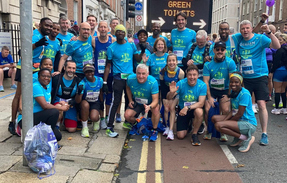 A huge well done to everyone who took part in <a href="/dublinmarathon/">Irish Life Dublin Marathon</a> yesterday, hope the bodies are recovering today. Here are just a few of the Sanctuary Runners who took part