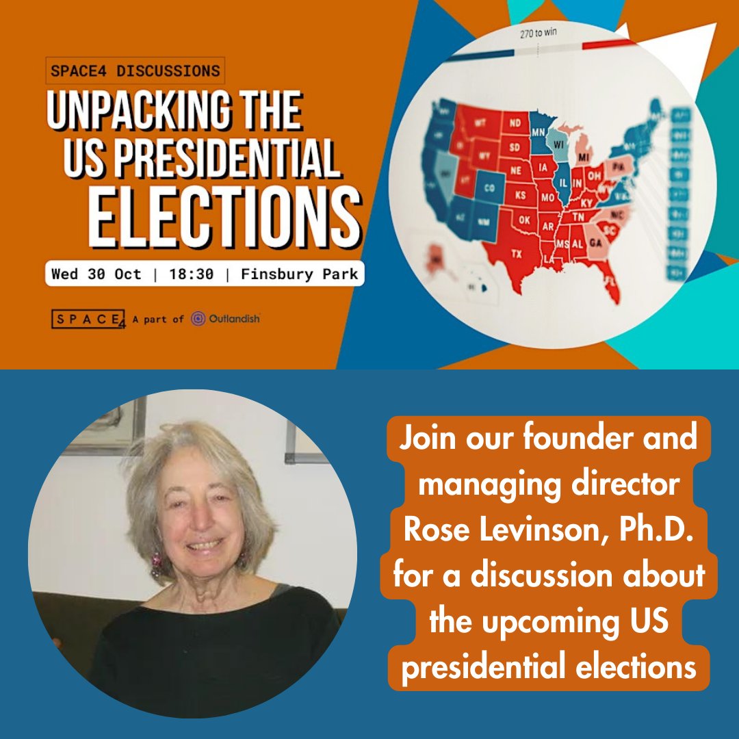Join Rose Levinson Ph.D., our founder and managing director at Emerging Voices, for a discussion about the upcoming US presidential election! This event is hosted by <a href="/space4coop/">SPACE4</a>. For more information and to sign up to reserve your spot, visit: eventbrite.co.uk/e/unpacking-th…
