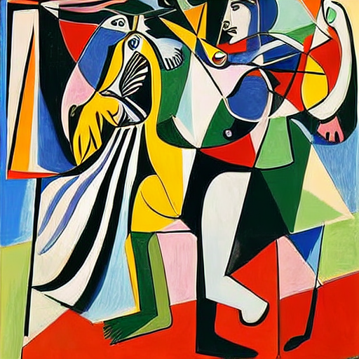 one_image_a_day's tweet image. #AbstractHarmony #CubistFusion #RhythmOfConflict