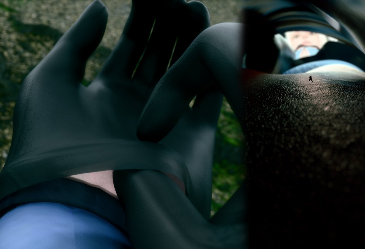 "Shit, you're small. Fine, I'll look after you, but if I find you crawling somewhere you shouldn't, I'll stomp on you and piss on the bloodstain, got it runt?"

#giantess #sizetwitter