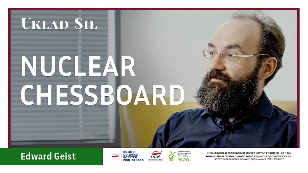 🔥Edward Geist from the RAND Corporation discusses the nuclear strategies of 🇷🇺Russia, the 🇺🇸United States, and 🇨🇳China, as well as the role of nuclear power in the era of artificial intelligence. The interview also covers the nuclear policy that 🇵🇱Poland and 🇺🇦Ukraine should