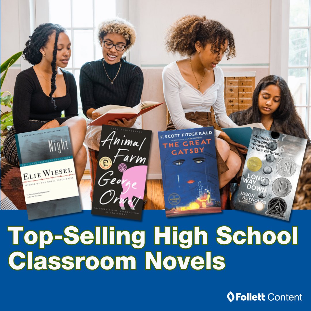 follettcontent's tweet image. Meet our classroom library book list that’s tailored to meet the instructional and independent reading needs of your high school students. bit.ly/4fme80L
.
#ClassroomLibrary #ClassLibrary #ClassroomBooks #HighSchoolClassroom #HighSchoolNovels #TeachersOfTwitter